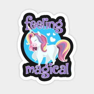 Feeling Magical Cute Unicorn Magnet