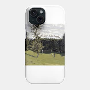 Claude Monet Train in the Countryside Phone Case