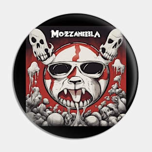 HEAVY METAL Mozzarella Art Pin
