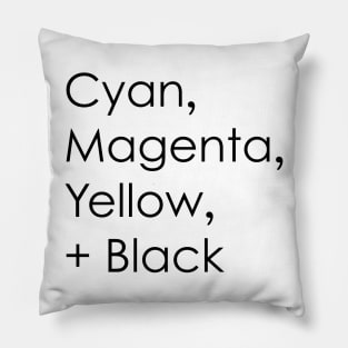 CMYK Pillow