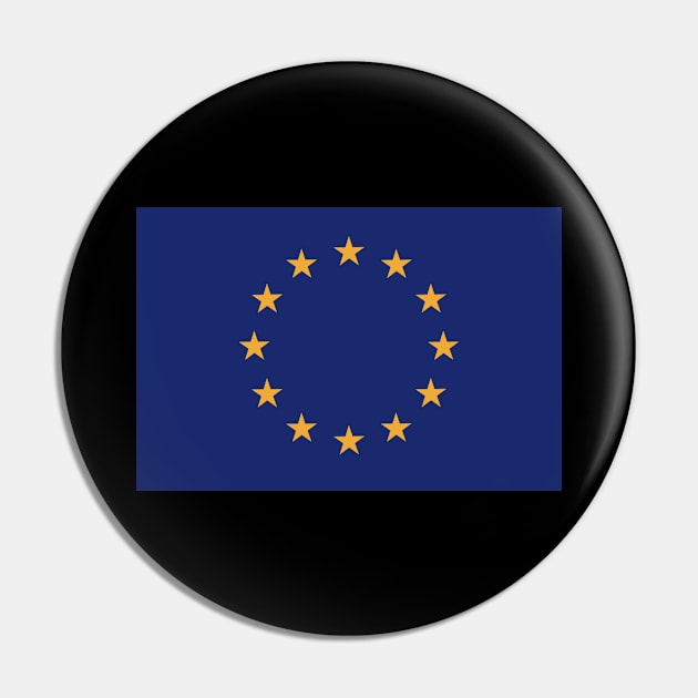 Europe flag Pin by Designzz