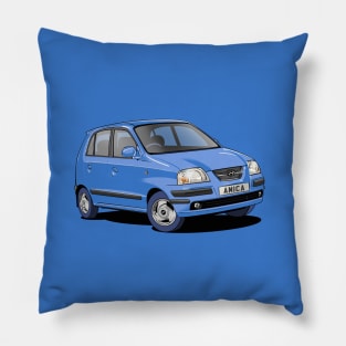 Hyundai Amica/Atoz/Atos car in blue Pillow