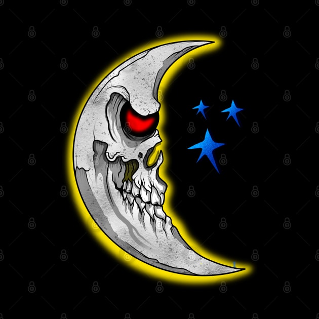 Skull moon by Chillateez 