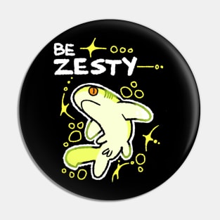 Zesty lemon shark Pin