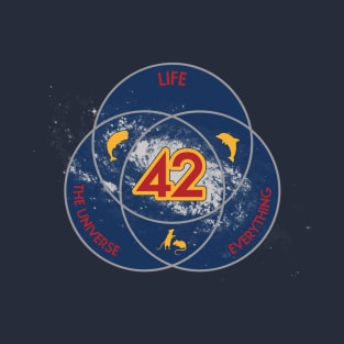 The Answer to Life, the Universe & Everything (Ultimate Venn Version) T-Shirt