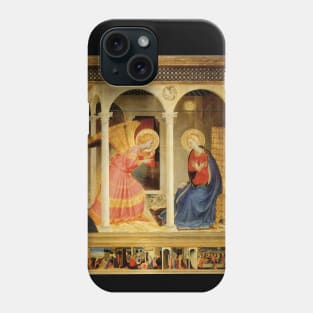 Renaissance Art, Annuciation by Fra Angelico Phone Case