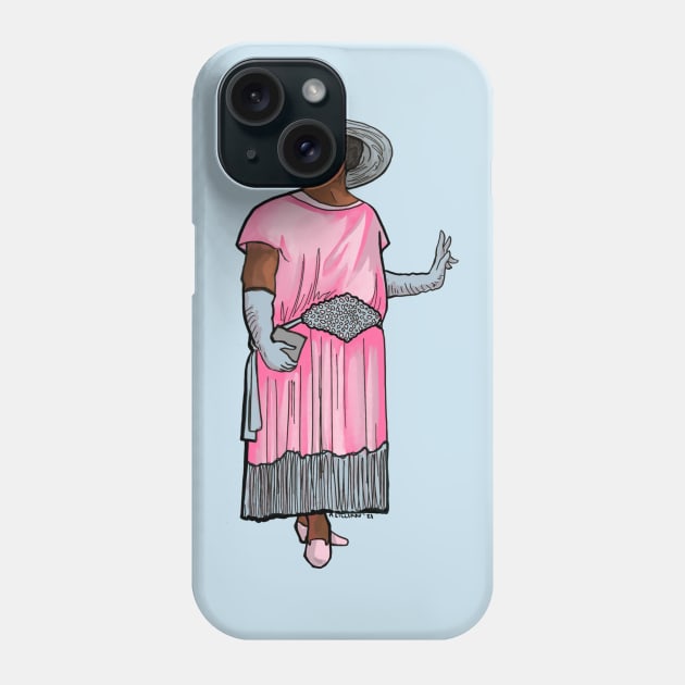 1920s Historical Fatty - No Background Phone Case by Historical Fatshion