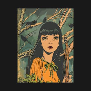 Forest Vintage Witch T-Shirt