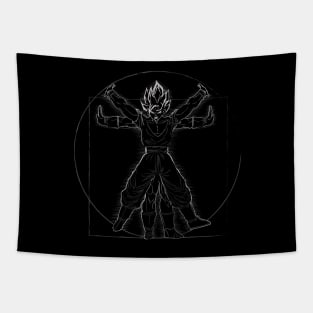 Vitruvian Saiyan (Classic Variant) Tapestry