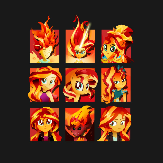 forms of sunset shimmer