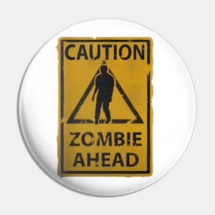 Resident Evil: Resistance - Caution Zombies Ahead Pin