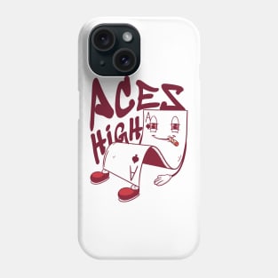 Ace Card Smoking Weed P Phone Case