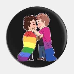 Pride Destiel Pin