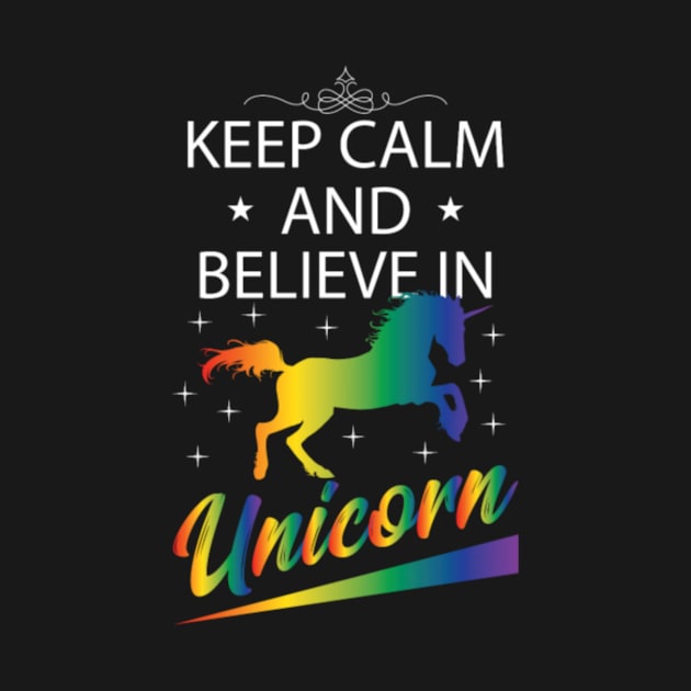 Keep Calm and Unicorn by Xizin Gao