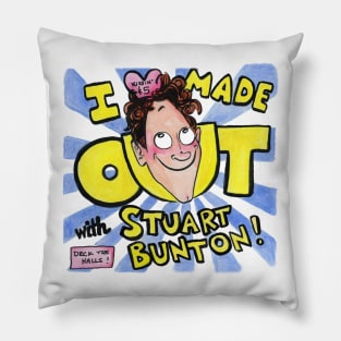 I Made Out with Stuart Bunton! - Deck the Halls (with Matrimony!) Pillow