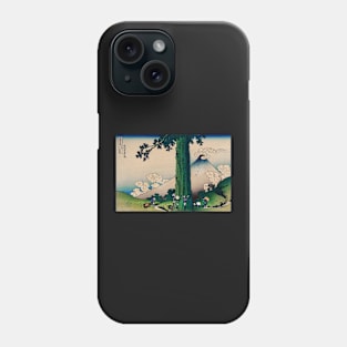 Mishima Pass in the province of Kai Phone Case