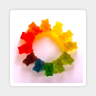 Rainbow Circle Gummies Magnet