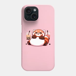 Red Panda Boba Phone Case