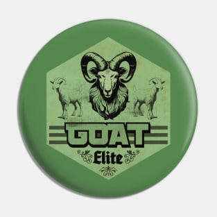 Green Goat Elite Team Pin