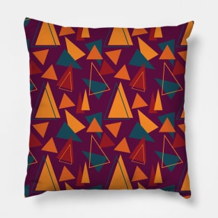 Triangle Seamless Pattern 013#002 Pillow