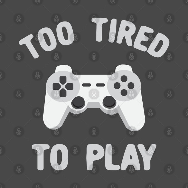 Too tired to play game console Morcaworks by Oricca