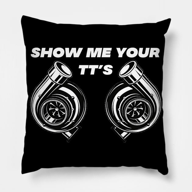 Show me your Twin Turbos Pillow by Sloop