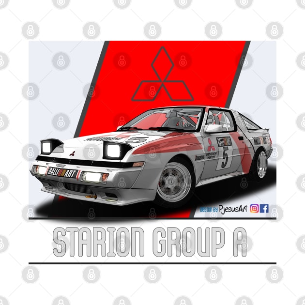 Mitsubishi Starion Group A by PjesusArt