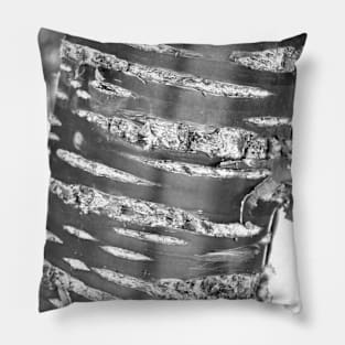 Black and white Tibetan Cherry Tree Pillow