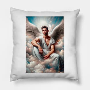 Heavenly Angel Seduction: Divine Grace Sensual Elegance 04 Pillow