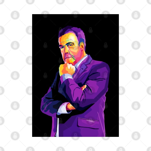 Jeremy Clarkson Pop Art by Zet Art