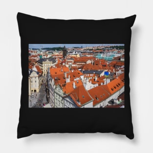 Prague Old Town Square Pillow