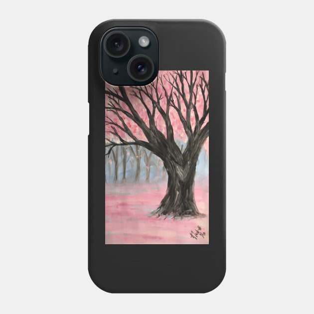 Pastel love tree Phone Case by Artladyjen