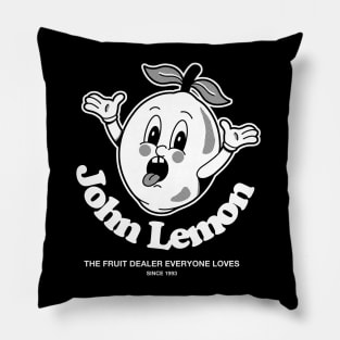 John Lemon Black And White Edition Artwork Pillow