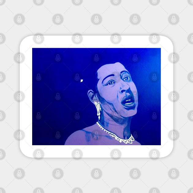 Billie Holiday Magnet by BryanWhipple