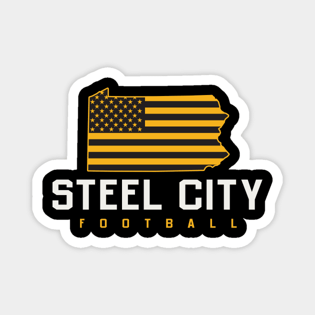 Steel City Football Magnet by stayfrostybro