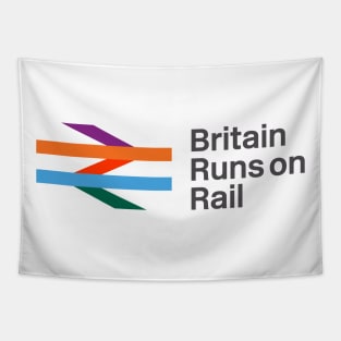 Britain Runs on Rail Tapestry