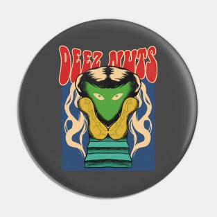 Deez Nuts Retro Pin