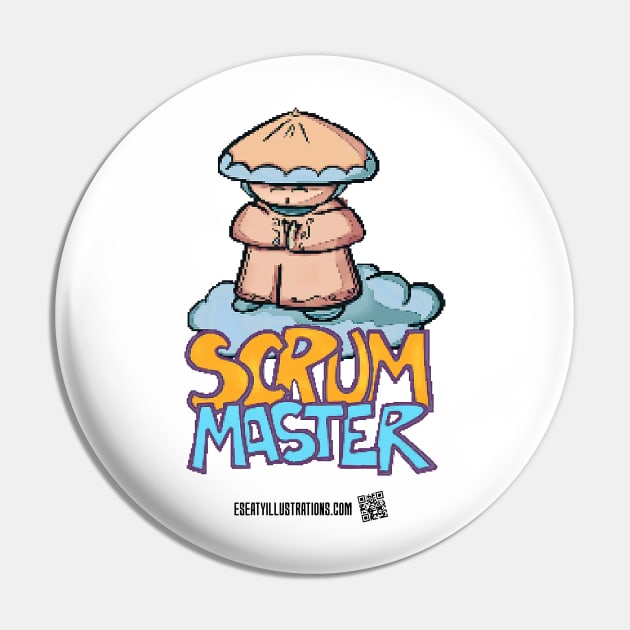 Scrum Master Pixels 1 Pin by eSeaty