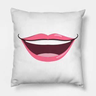 Happy Girl Smile - Face Mask Pillow