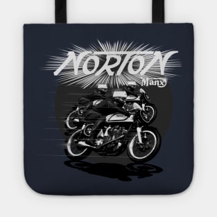 Norton_Manx_TT_Motorcycle_Racers_ Tote