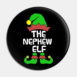 Nephew Elf Matching Family Group Christmas Party Pajama Pin