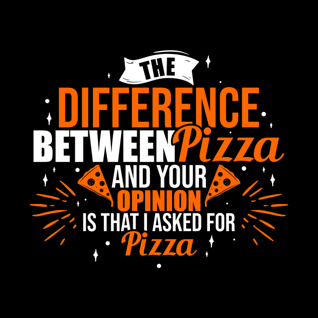 Pizza Funny Quote by LetsBeginDesigns