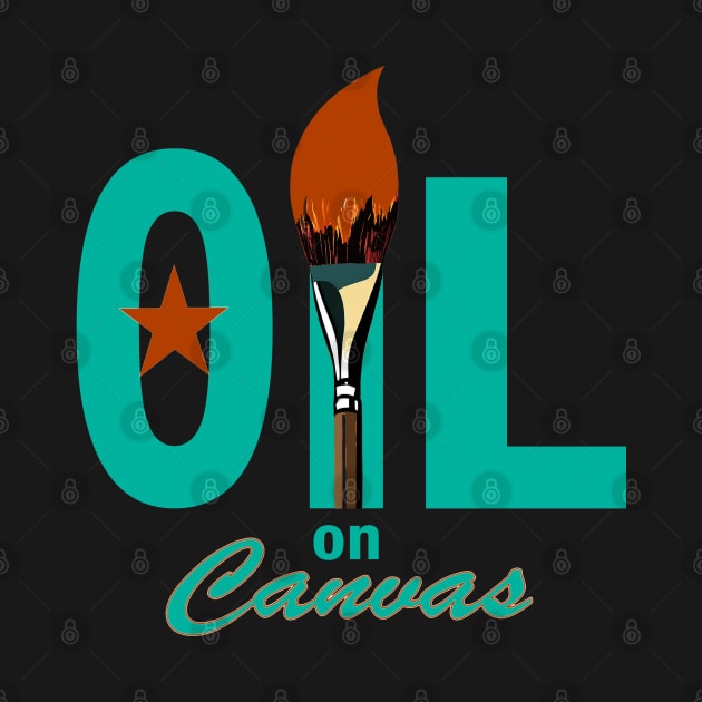 Oil on Canvas Logo (Clear Background) by Hello1964