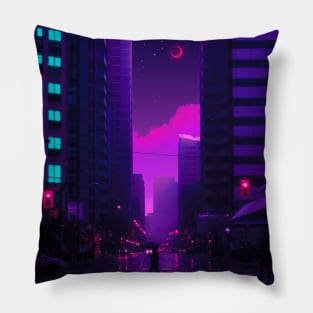 Cyber city 4 Pillow