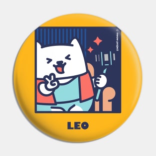 Quarantine Cat Zodiac Signs: Leo cat Pin