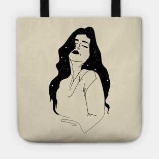 Pose woman female head stars Tote