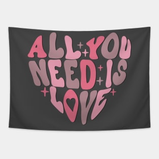 All You Need is Love Valentine's Day Tapestry