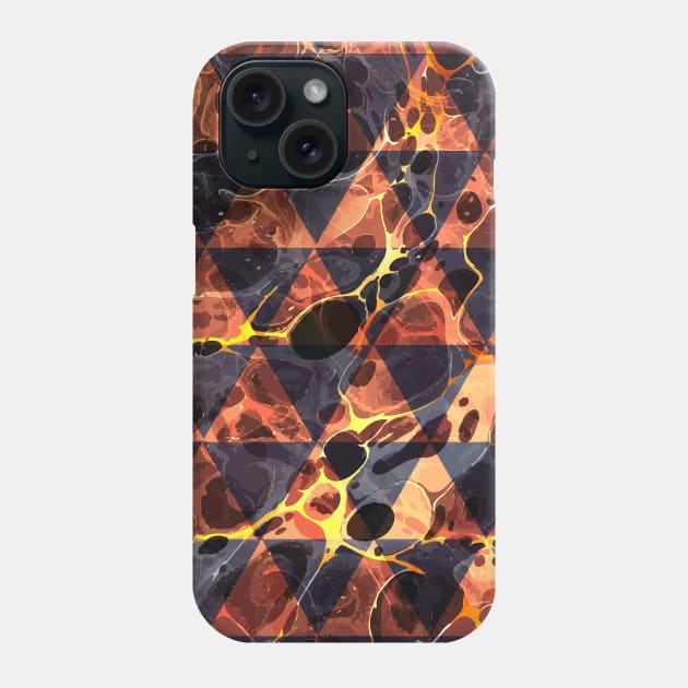 Abstract Marbling Pattern Phone Case by StudioGrafiikka