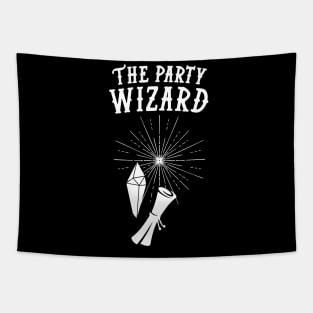 Wizard Dungeons and Dragons Team Party Tapestry