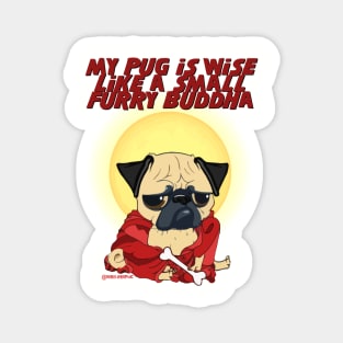 Buddha Pug Magnet